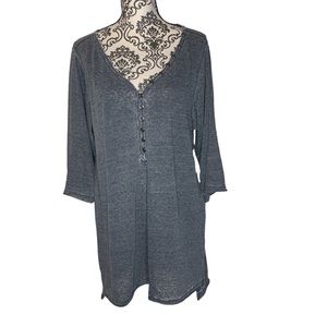 Free People Henley Tunic Top
